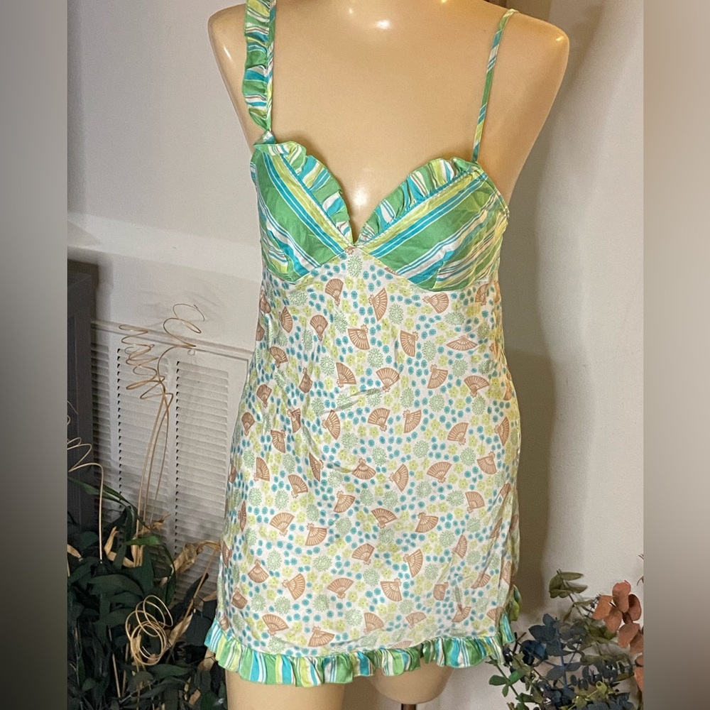 Victoria's Secret Medium Sleepwear Dress Fan pattern